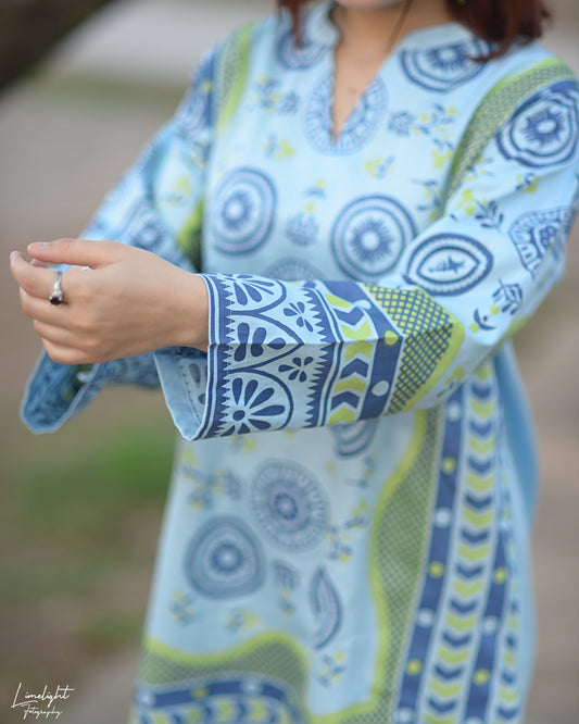 2 Piece Cotton Printed Co- Ord Set