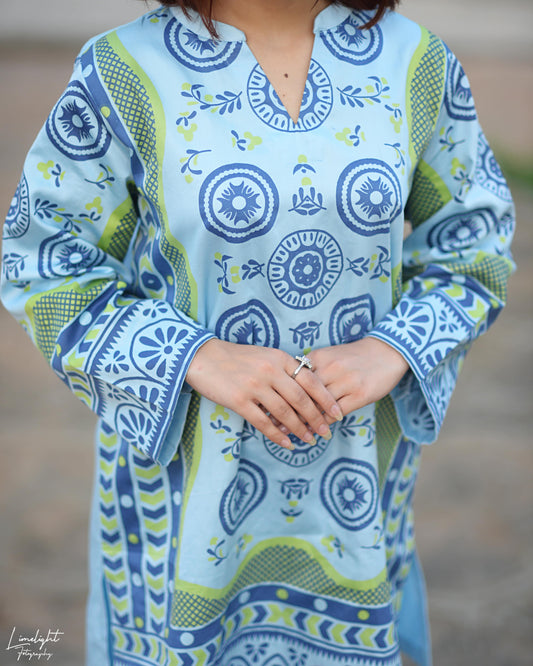2 Piece Cotton Printed Co- Ord Set