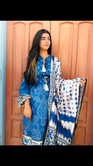 Printed Lawn Stitched 3 Piece Suit