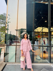 Seersucker Cotton Co-Ord Set