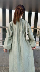 Yarn Dyed Cotton 2-Piece with Wooden Buttons