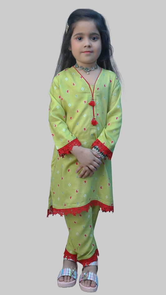 Stitched 2 Piece Set Super Soft ( Shirt + Trouser)-  100% Cotton