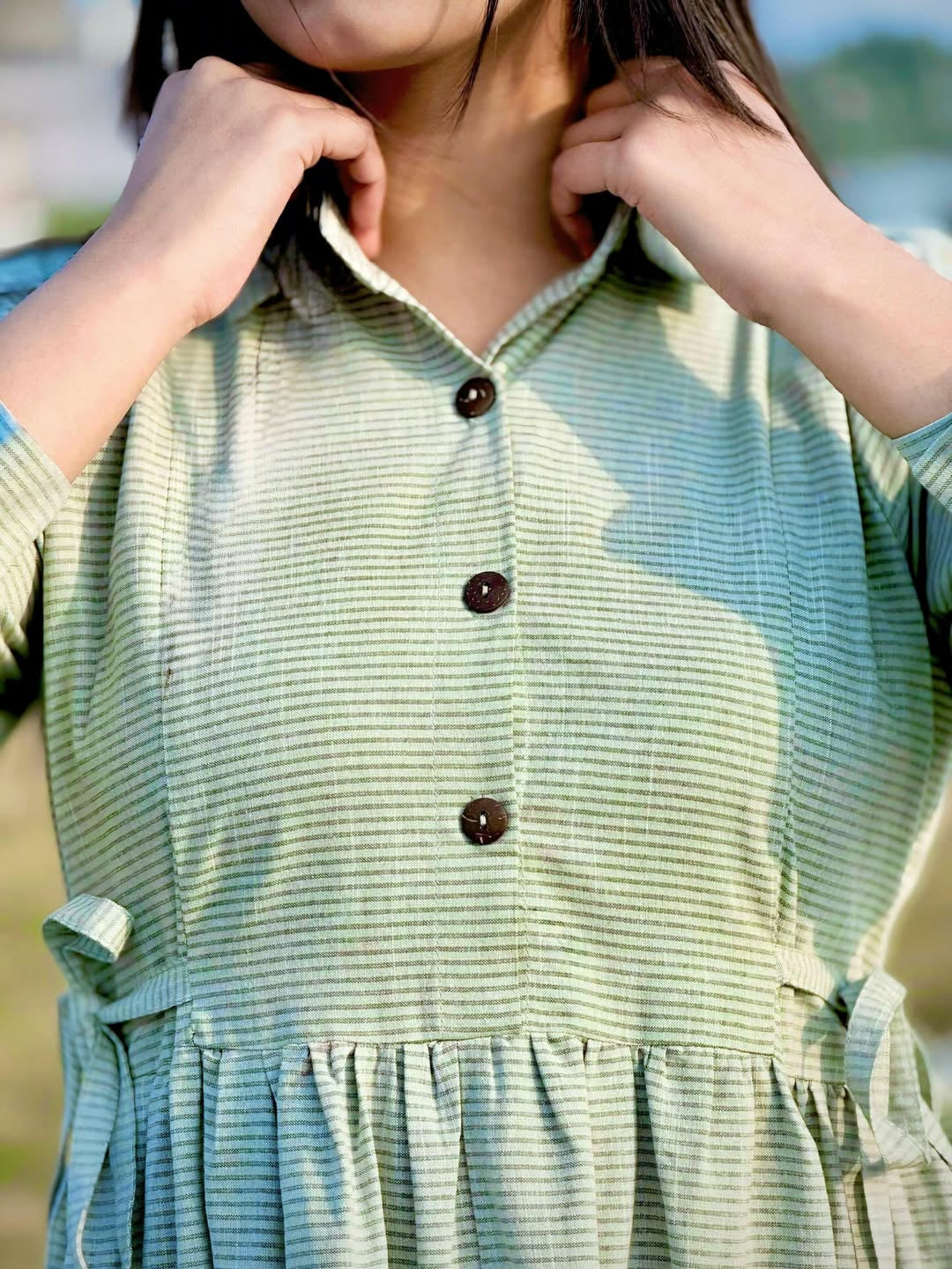 Yarn Dyed Cotton - 1 Piece Dress