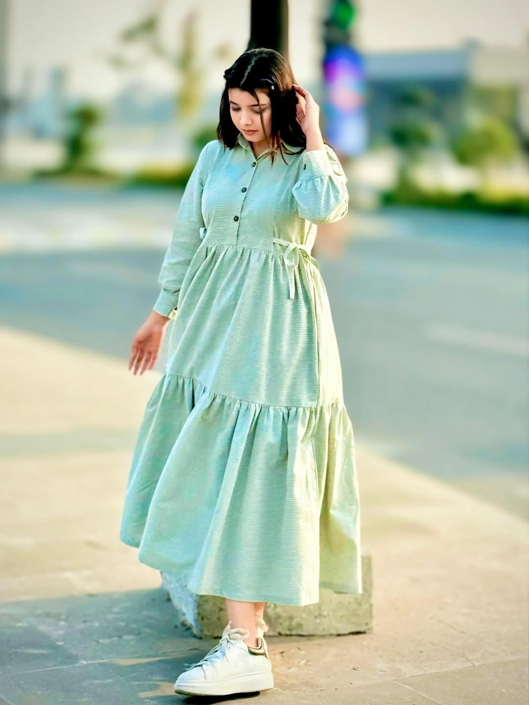 Yarn Dyed Cotton - 1 Piece Dress