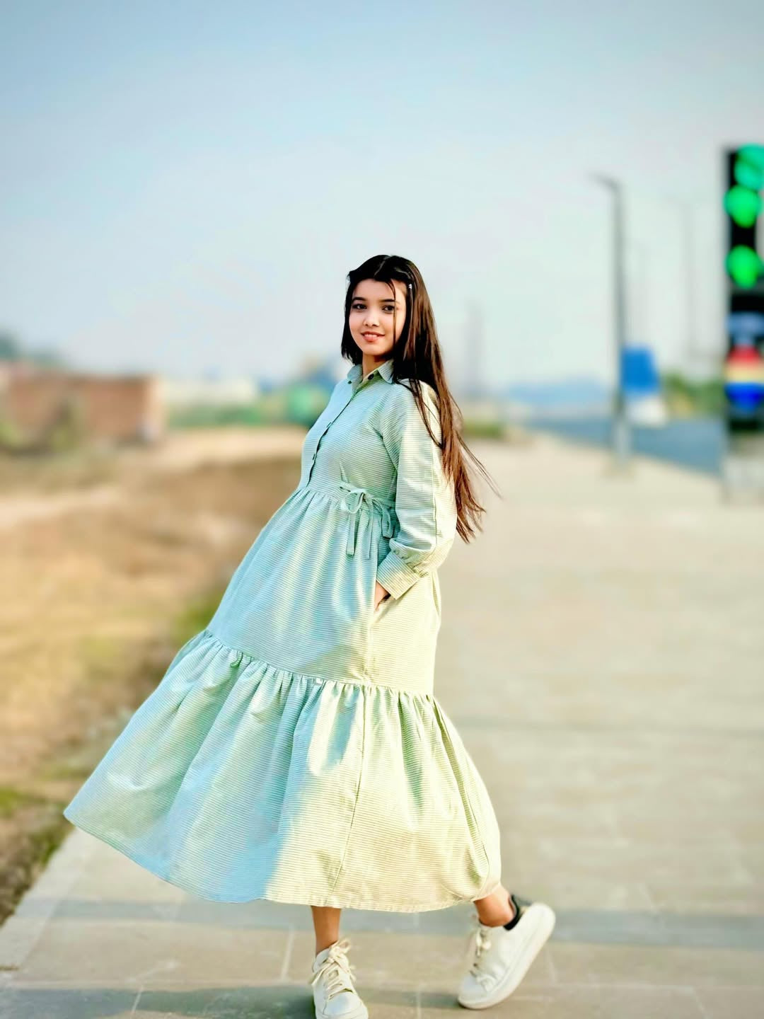 Yarn Dyed Cotton - 1 Piece Dress