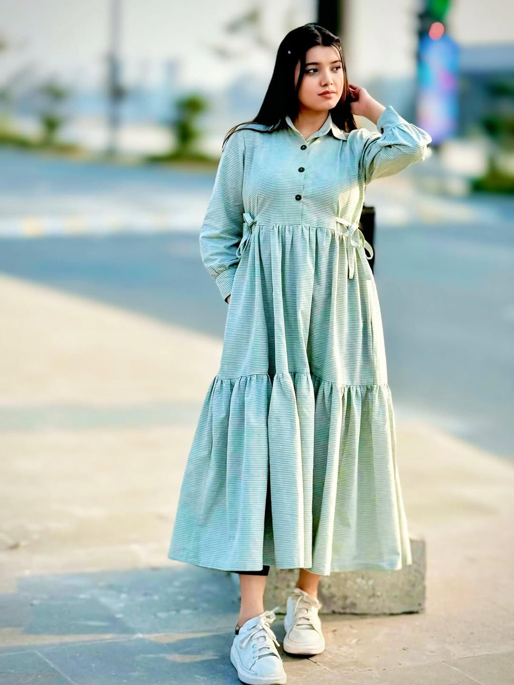 Yarn Dyed Cotton - 1 Piece Dress