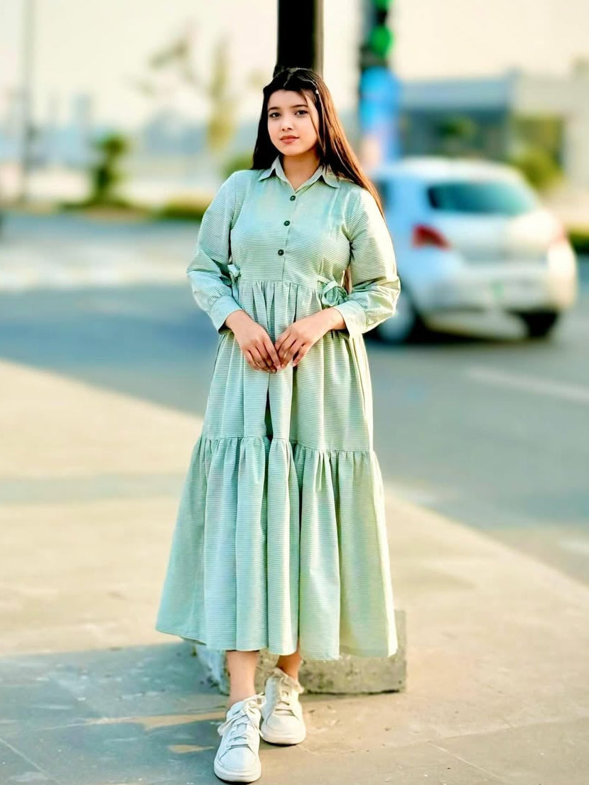 Yarn Dyed Cotton - 1 Piece Dress