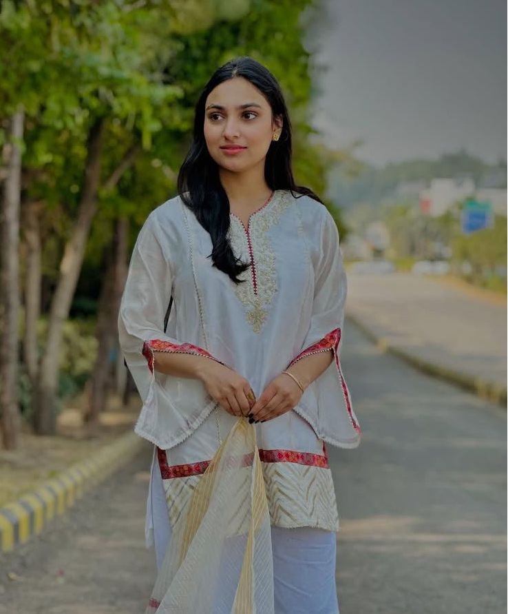 Embroidered Cotton Co-Ord Set