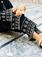 2 Piece Cotton Embroidred Suit