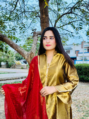 3 Piece Embroidered Suit