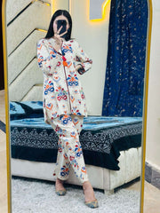 2 Piece Cotton Printed Co- Ord Set