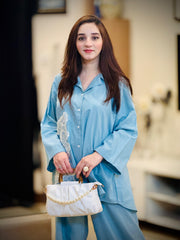 Embroidered Cotton 2-Piece Co-Ord Set