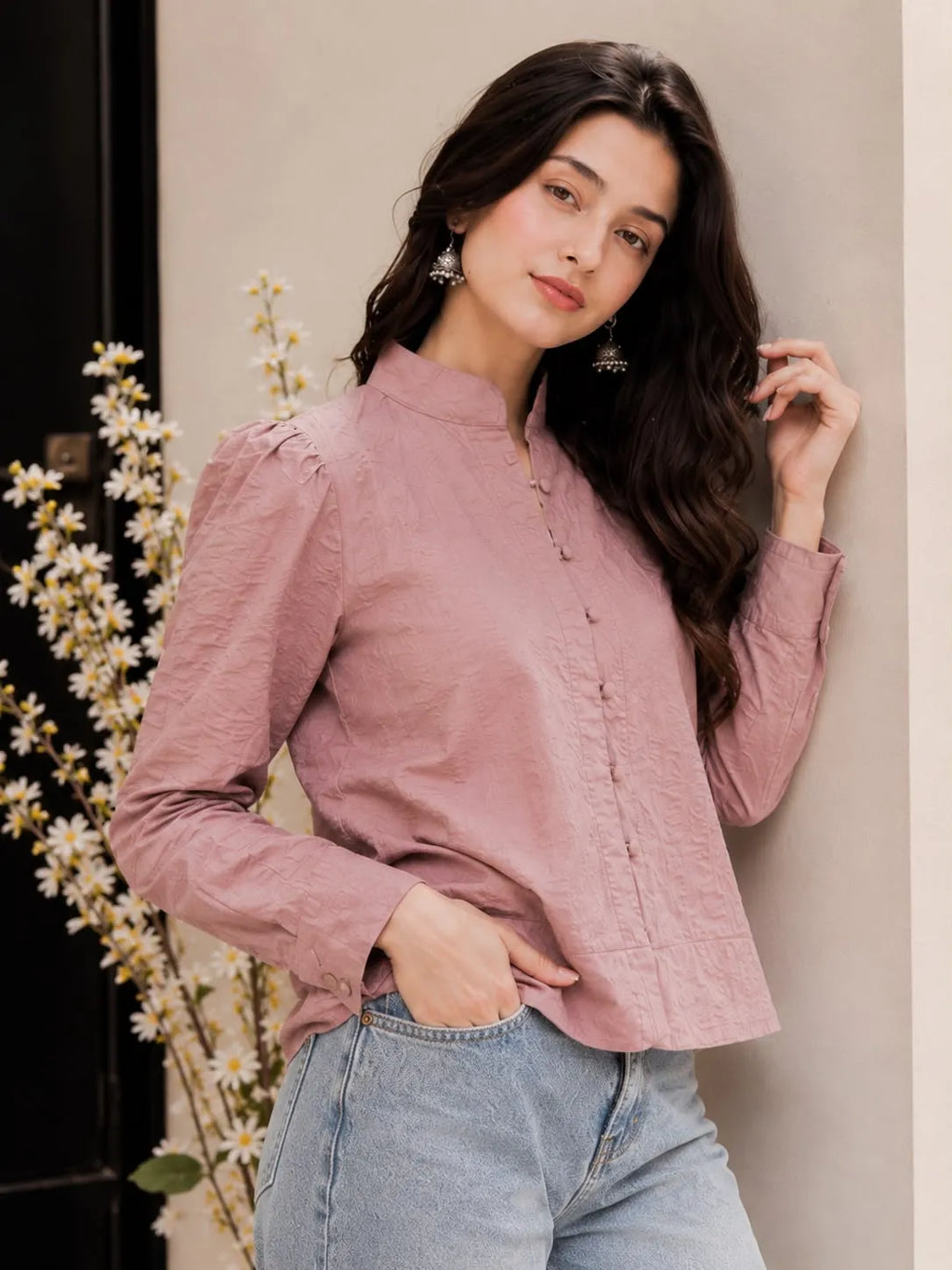Seersucker Shirt | 1 Piece