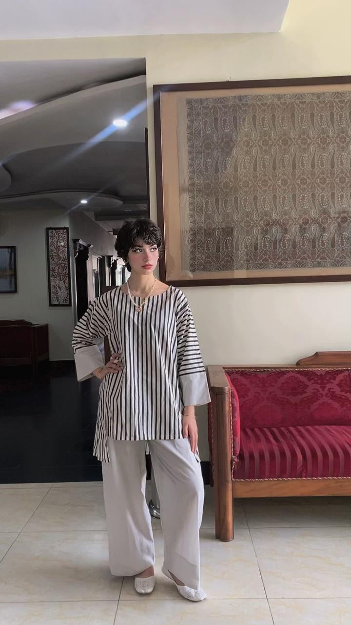 Stripe Cotton Coord Set