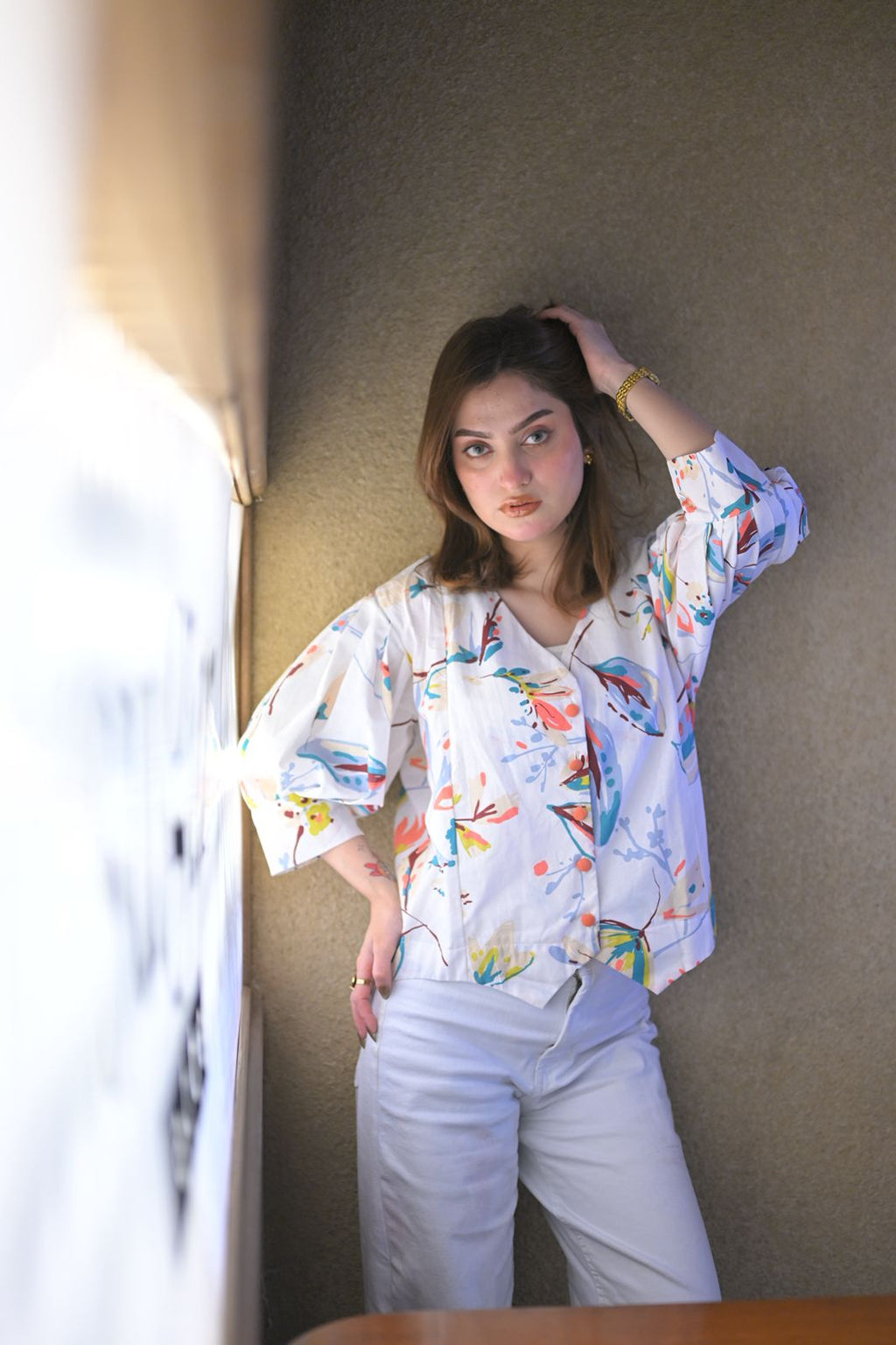 1 Piece Cotton Printed Shirt