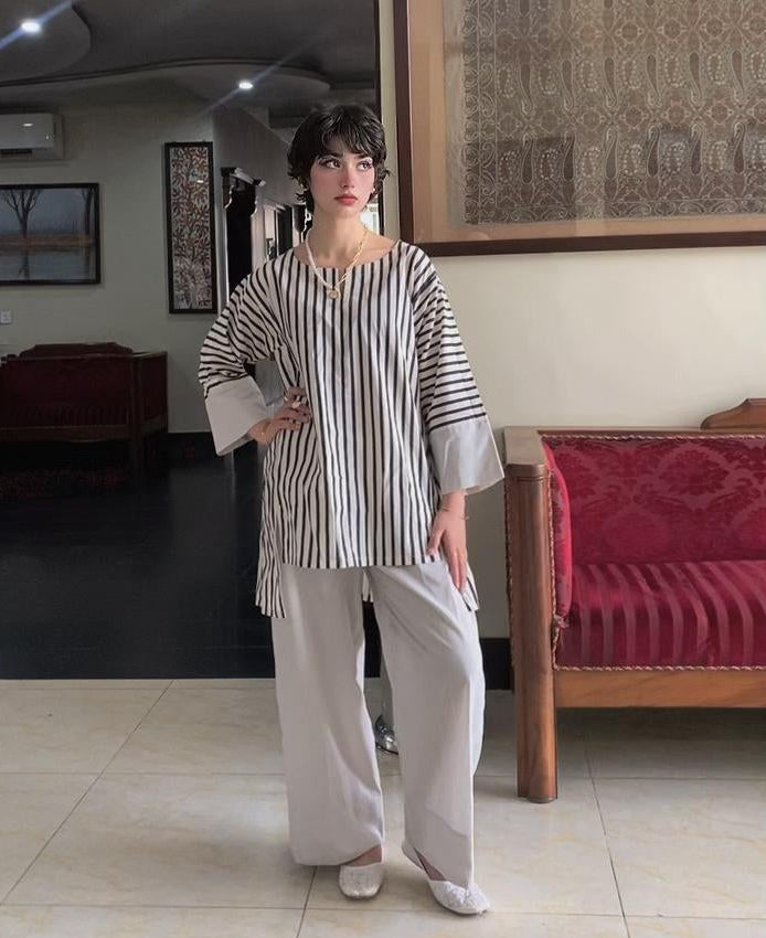 Stripe Cotton Coord Set