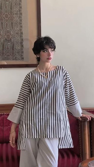 Stripe Cotton Coord Set