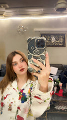 Women Pajama Suit – Christmas Cartoon Print