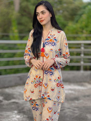 2 Piece Cotton Printed Co- Ord Set