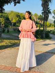 Cotton Peplum Shirts for Women – Modest & Elegant Tops