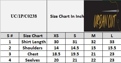 Product Size Chart