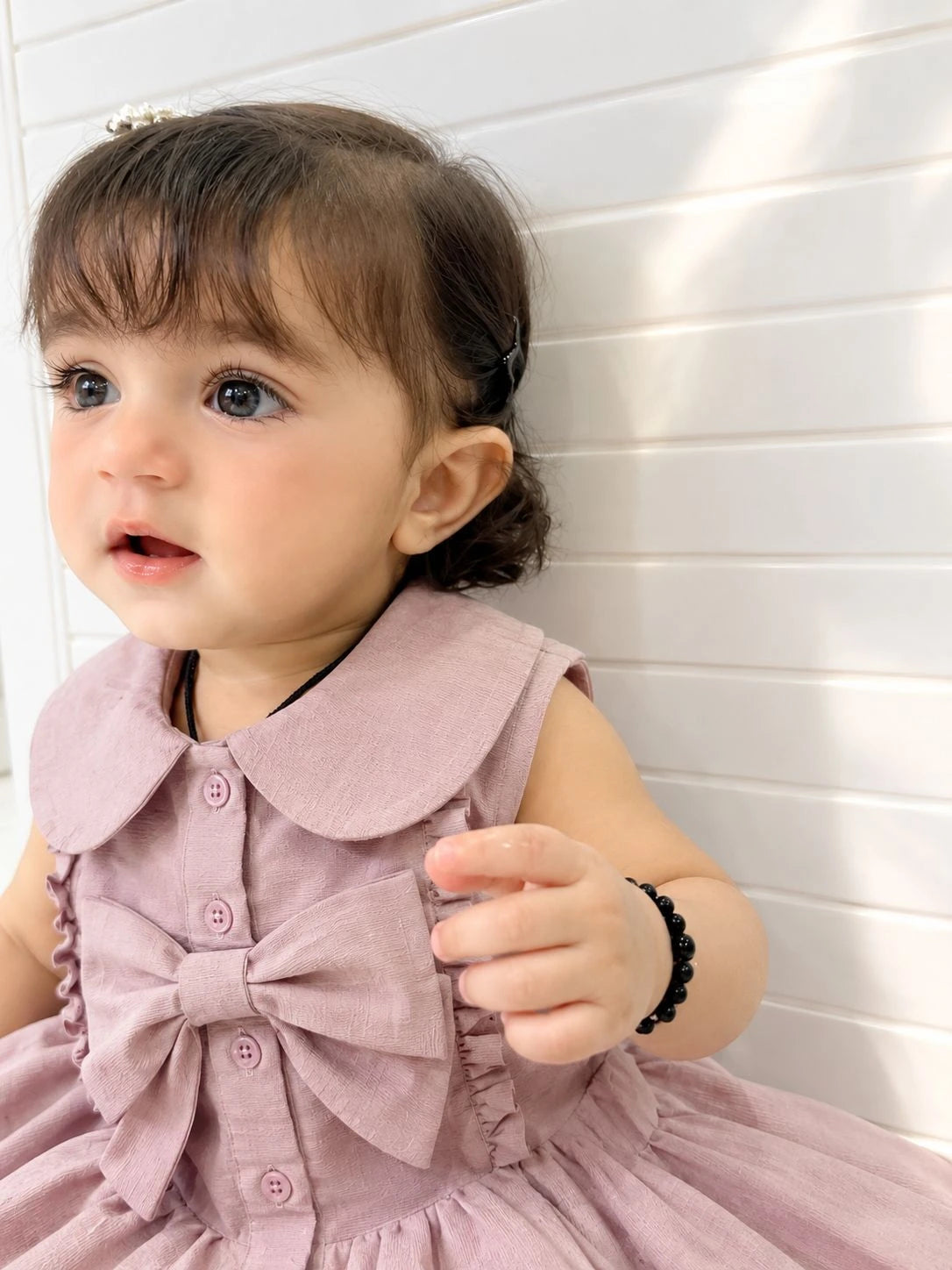 Pink Seersucker Stripe Infant 2-Piece Set