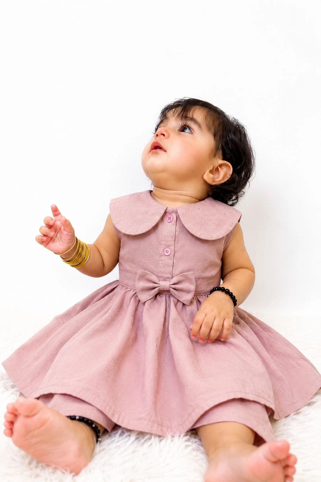 Pink Seersucker Stripe Infant 2-Piece Set