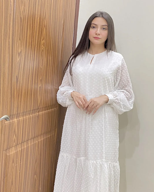 1-Piece Cotton Air Line Dress Breathable Snazzy and Comfy