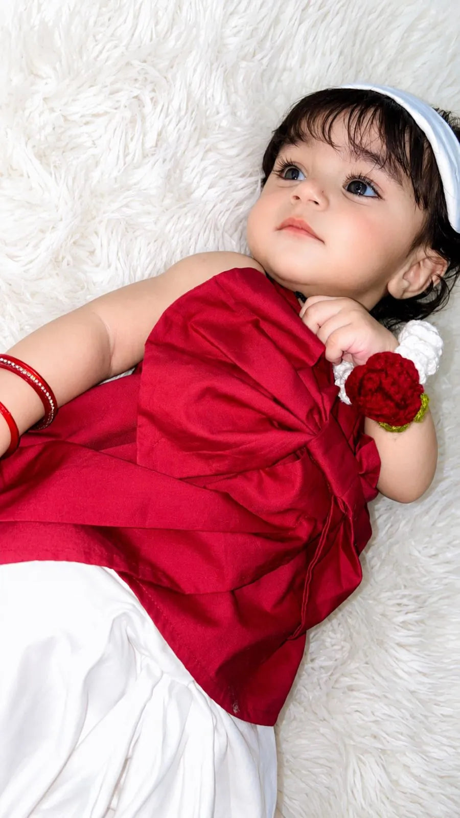 Cotton 2-Piece Bow Outfit