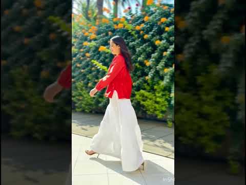 1 Piece Red Cotton Wrap Shirt | Minimal Chic