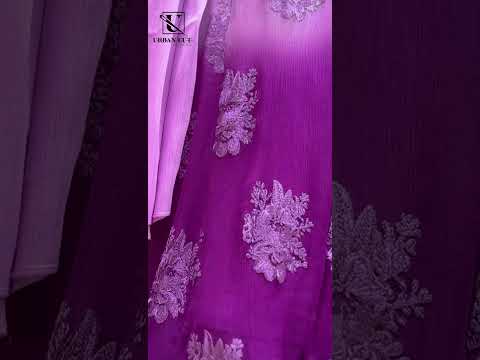2 Piece Embroidered  Suit (Top+Bottom)
