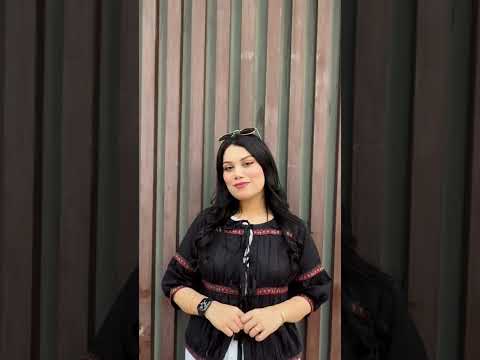 1 Piece Embroidered Flowy  Shirt