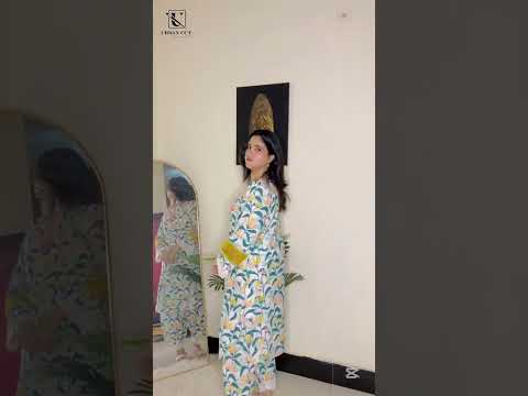 2 Piece Cotton Printed Suit