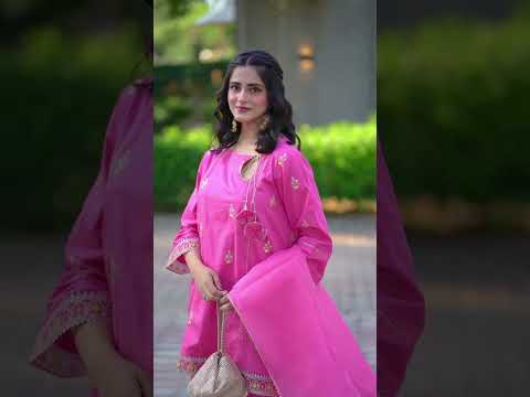 3 Piece Cotton Emroidered Set with  Salwar