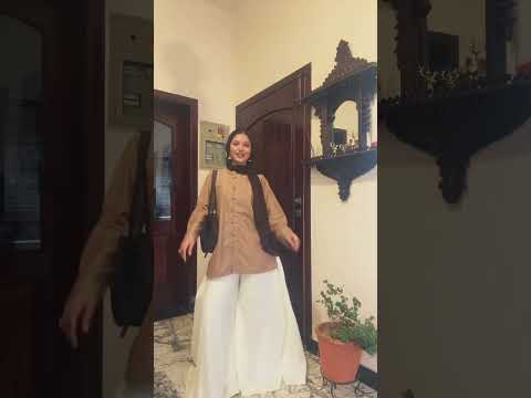 Mocha Cotton Shirt & Palazzo Co-Ord Set