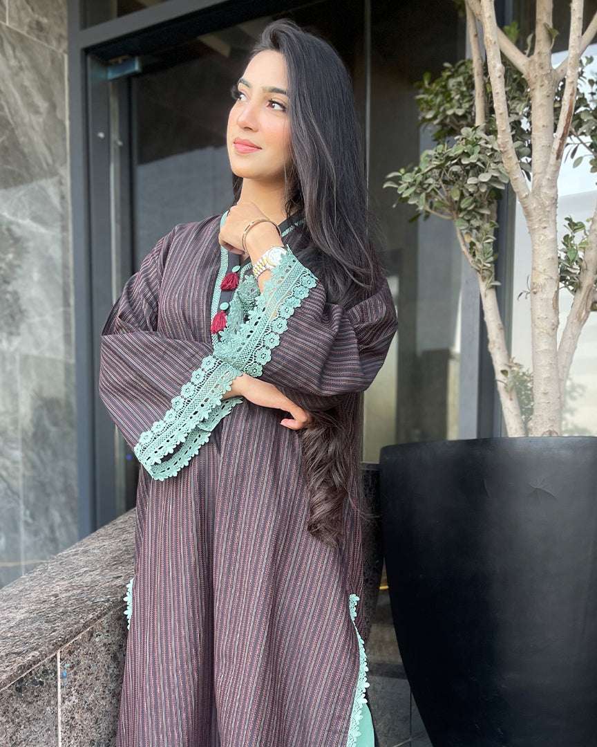 2 Piece Cotton Yarn Dyed Suit
