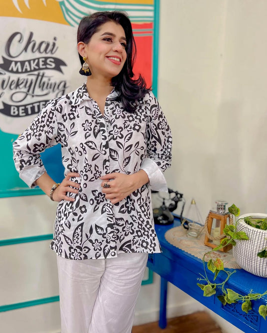 2 Piece Cotton Printed Co-Ord Set